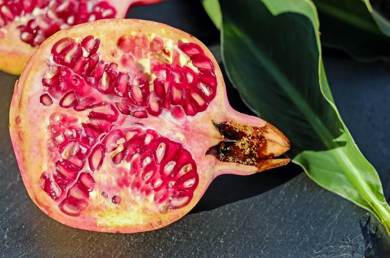 Pomegranate Grilled Halloumi Skewers